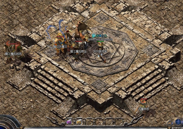 战役中跟随大部队进犯城门用道士的群体治疗术或法师的魔法盾辅助